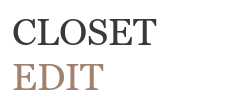 Closet Edit